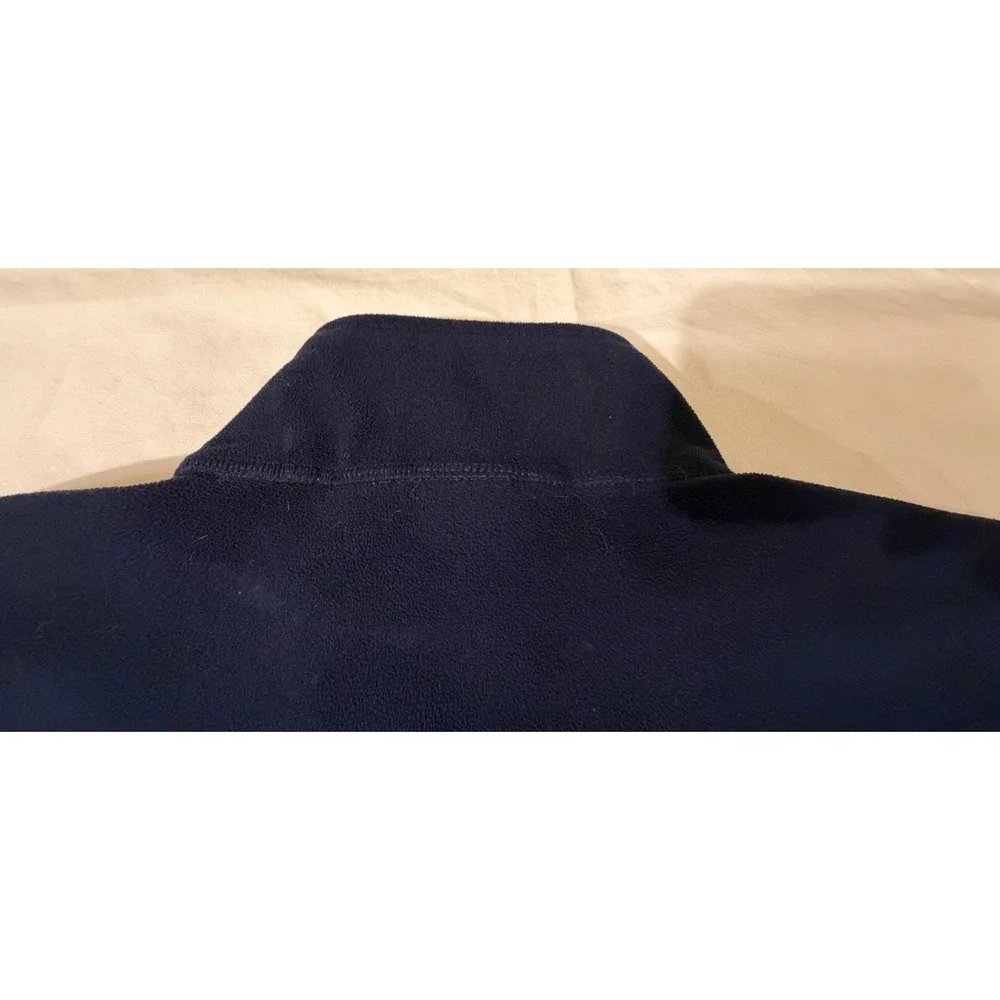 The North Face Men's XL Navy 1/4 Zip Fleece Pullover Chest Zip Pocket Jacket